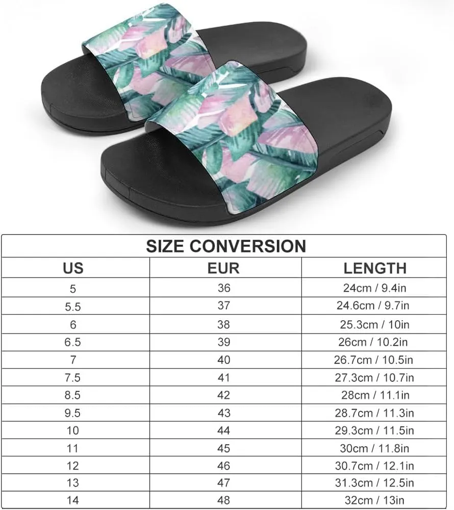 Unisex Slides for Women Men, Comfortable Slippers Slides, Non-slip Shower Shoes House Fashion Thick for Indoor & Outdoor（23062506）