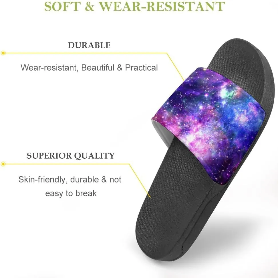 Unisex Slides for Women Men, Comfortable Slippers Slides, Non-slip Shower Shoes House Fashion Thick for Indoor & Outdoor（23062702）