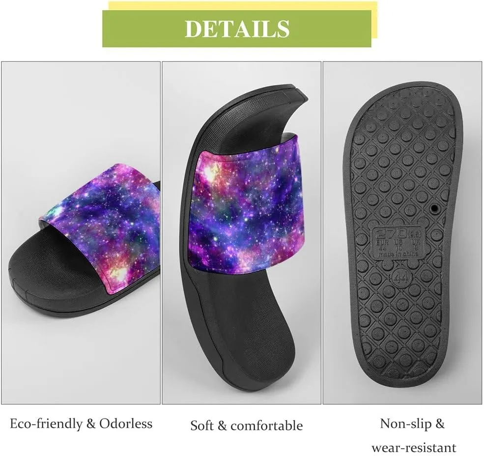 Unisex Slides for Women Men, Comfortable Slippers Slides, Non-slip Shower Shoes House Fashion Thick for Indoor & Outdoor（23062702）