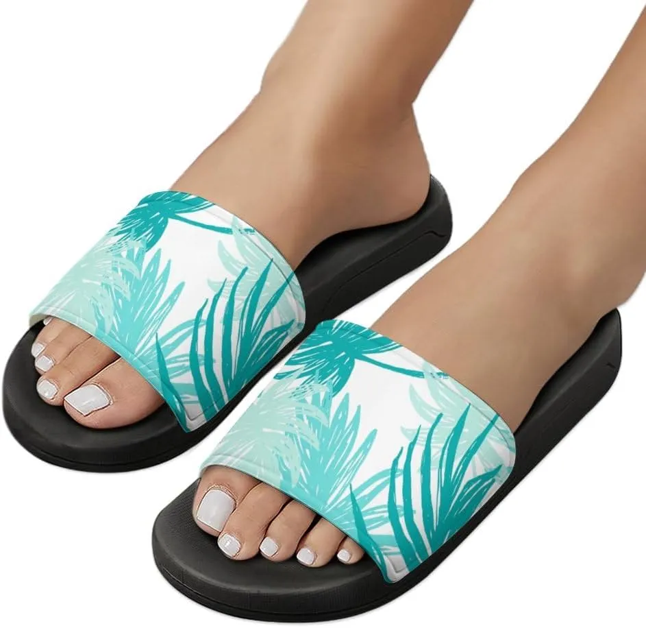 Unisex Slides for Women Men, Comfortable Slippers Slides, Non-slip Shower Shoes House Fashion Thick for Indoor & Outdoor（23062702）