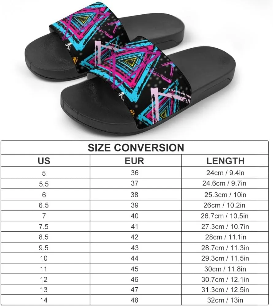 Unisex Slides for Women Men, Comfortable Slippers Slides, Non-slip Shower Shoes House Fashion Thick for Indoor & Outdoor（23062702）