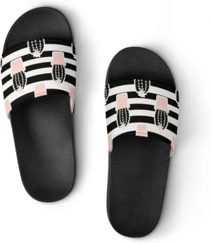 Unisex Slides for Women Men, Comfortable Slippers Slides, Non-slip Shower Shoes House Fashion Thick for Indoor & Outdoor（23062702）
