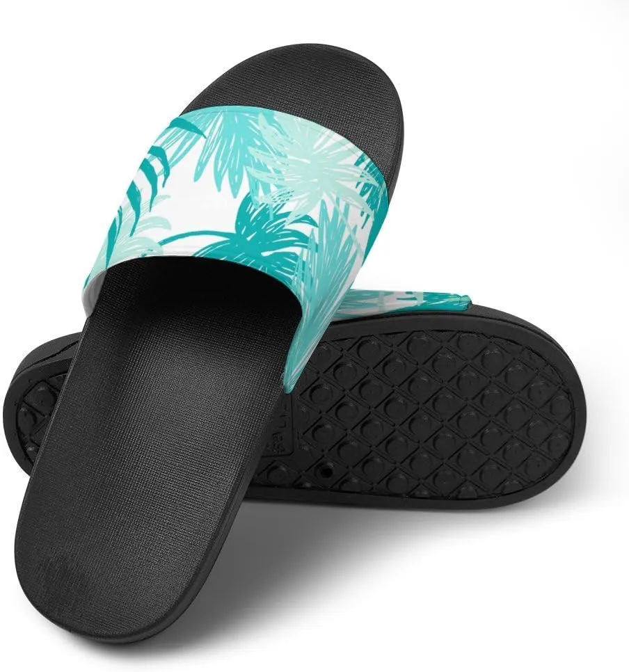 Unisex Slides for Women Men, Comfortable Slippers Slides, Non-slip Shower Shoes House Fashion Thick for Indoor & Outdoor（23062702）