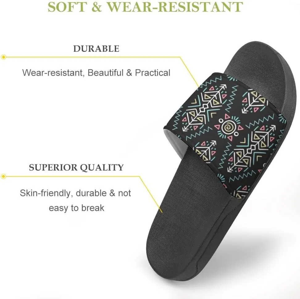 Unisex Slides for Women Men, Comfortable Slippers Slides, Non-slip Shower Shoes House Fashion Thick for Indoor & Outdoor（23073101）