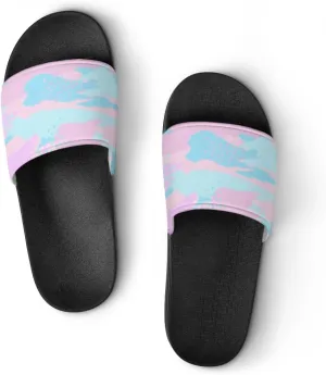 Unisex Slides for Women Men, Comfortable Slippers Slides, Non-slip Shower Shoes House Fashion Thick for Indoor & Outdoor（23073101）