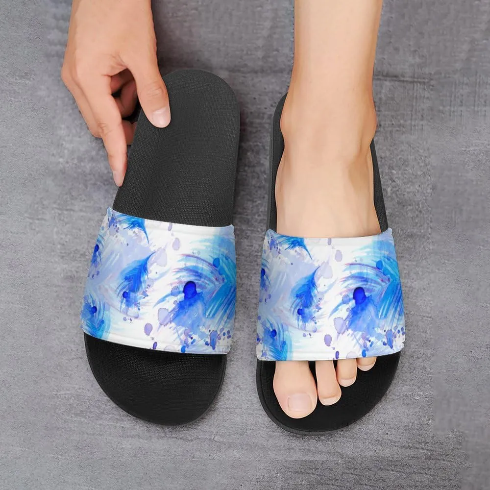 Unisex Slides for Women Men, Comfortable Slippers Slides, Non-slip Shower Shoes House Fashion Thick for Indoor & Outdoor（23080201）