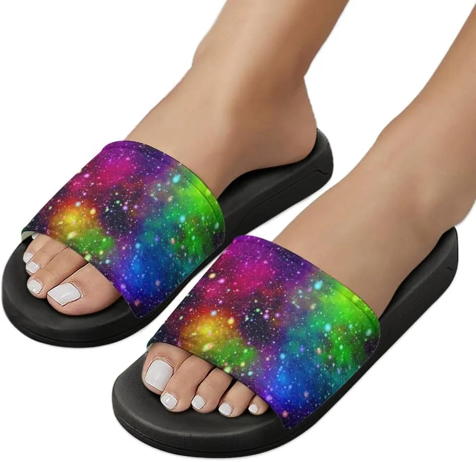 Unisex Slides for Women Men, Comfortable Slippers Slides, Non-slip Shower Shoes House Fashion Thick for Indoor & Outdoor（23080201）