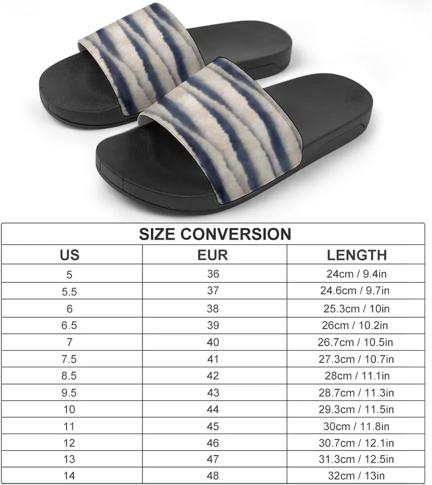 Unisex Slides for Women Men, Comfortable Slippers Slides, Non-slip Shower Shoes House Fashion Thick for Indoor & Outdoor（23080201）