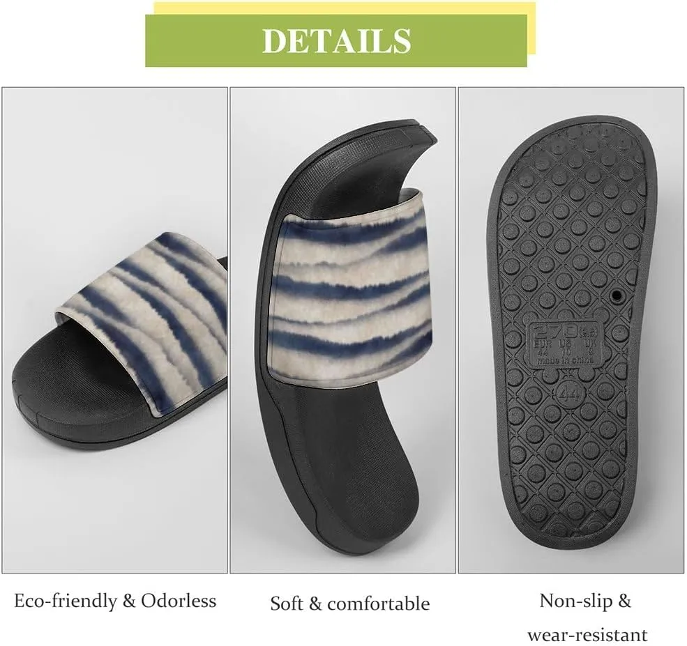 Unisex Slides for Women Men, Comfortable Slippers Slides, Non-slip Shower Shoes House Fashion Thick for Indoor & Outdoor（23080201）