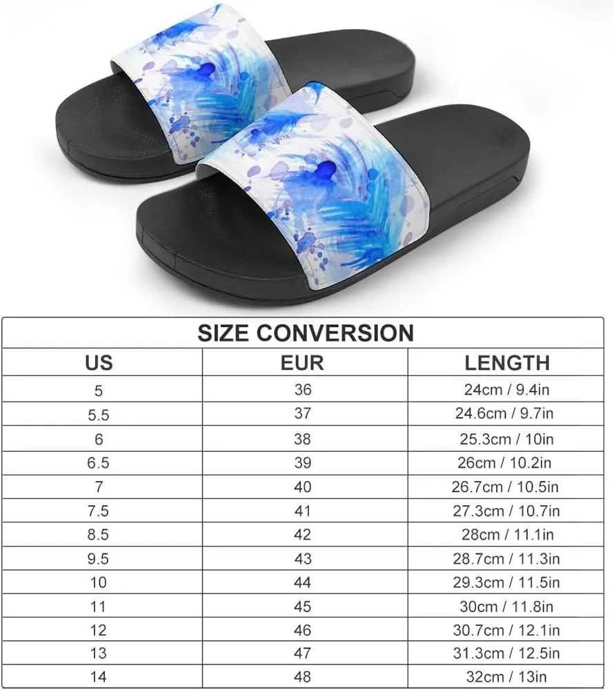 Unisex Slides for Women Men, Comfortable Slippers Slides, Non-slip Shower Shoes House Fashion Thick for Indoor & Outdoor（23080201）