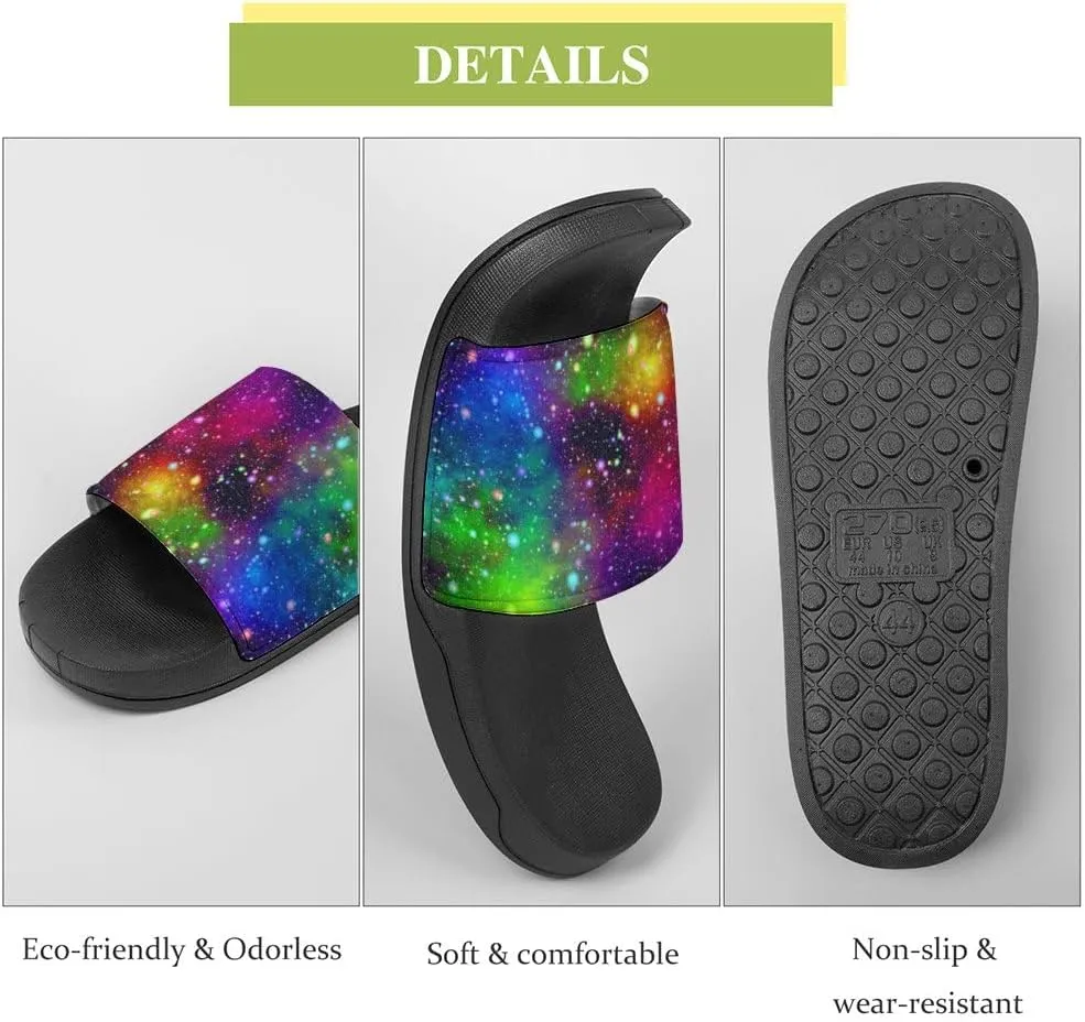 Unisex Slides for Women Men, Comfortable Slippers Slides, Non-slip Shower Shoes House Fashion Thick for Indoor & Outdoor（23080201）