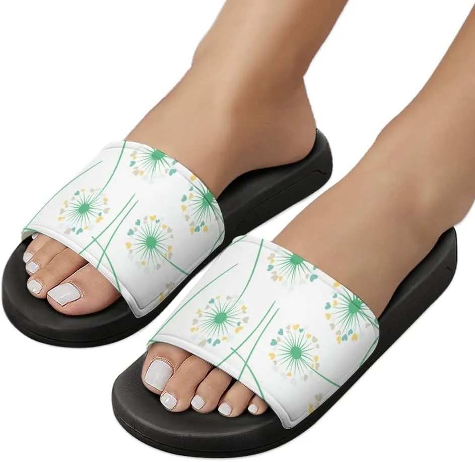 Unisex Slides for Women Men, Comfortable Slippers Slides, Non-slip Shower Shoes House Fashion Thick for Indoor & Outdoor（24022106）