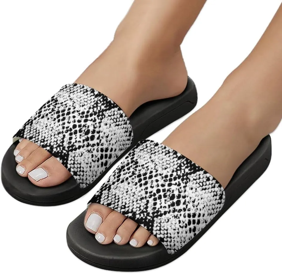 Unisex Slides for Women Men, Comfortable Slippers Slides, Non-slip Shower Shoes House Fashion Thick for Indoor & Outdoor（24022106）