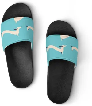Unisex Slides for Women Men, Comfortable Slippers Slides, Non-slip Shower Shoes House Fashion Thick for Indoor & Outdoor（24022106）