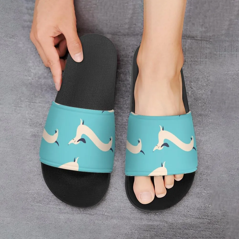 Unisex Slides for Women Men, Comfortable Slippers Slides, Non-slip Shower Shoes House Fashion Thick for Indoor & Outdoor（24022106）