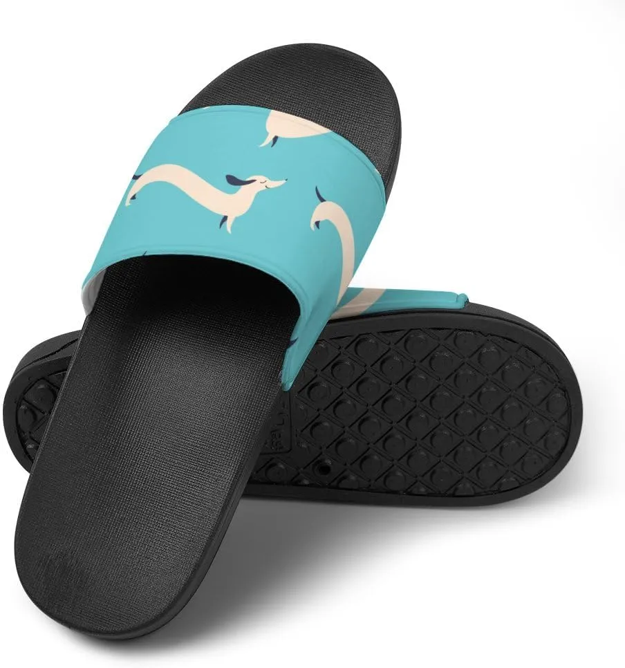 Unisex Slides for Women Men, Comfortable Slippers Slides, Non-slip Shower Shoes House Fashion Thick for Indoor & Outdoor（24022106）