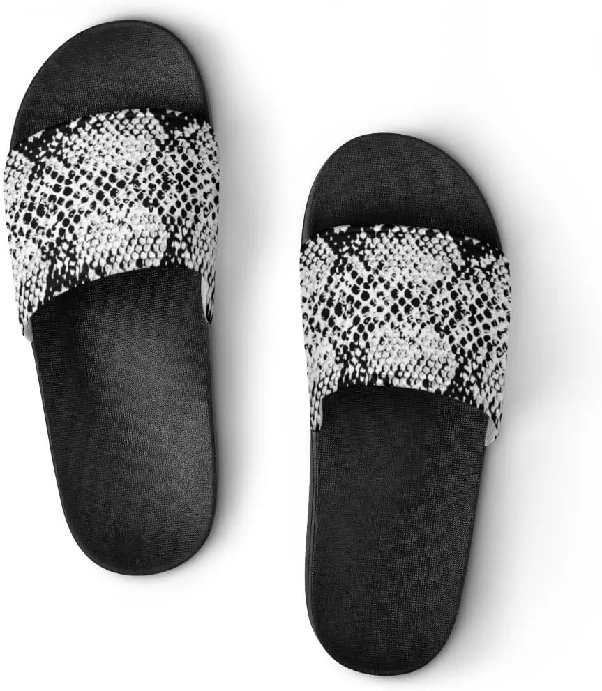 Unisex Slides for Women Men, Comfortable Slippers Slides, Non-slip Shower Shoes House Fashion Thick for Indoor & Outdoor（24022106）