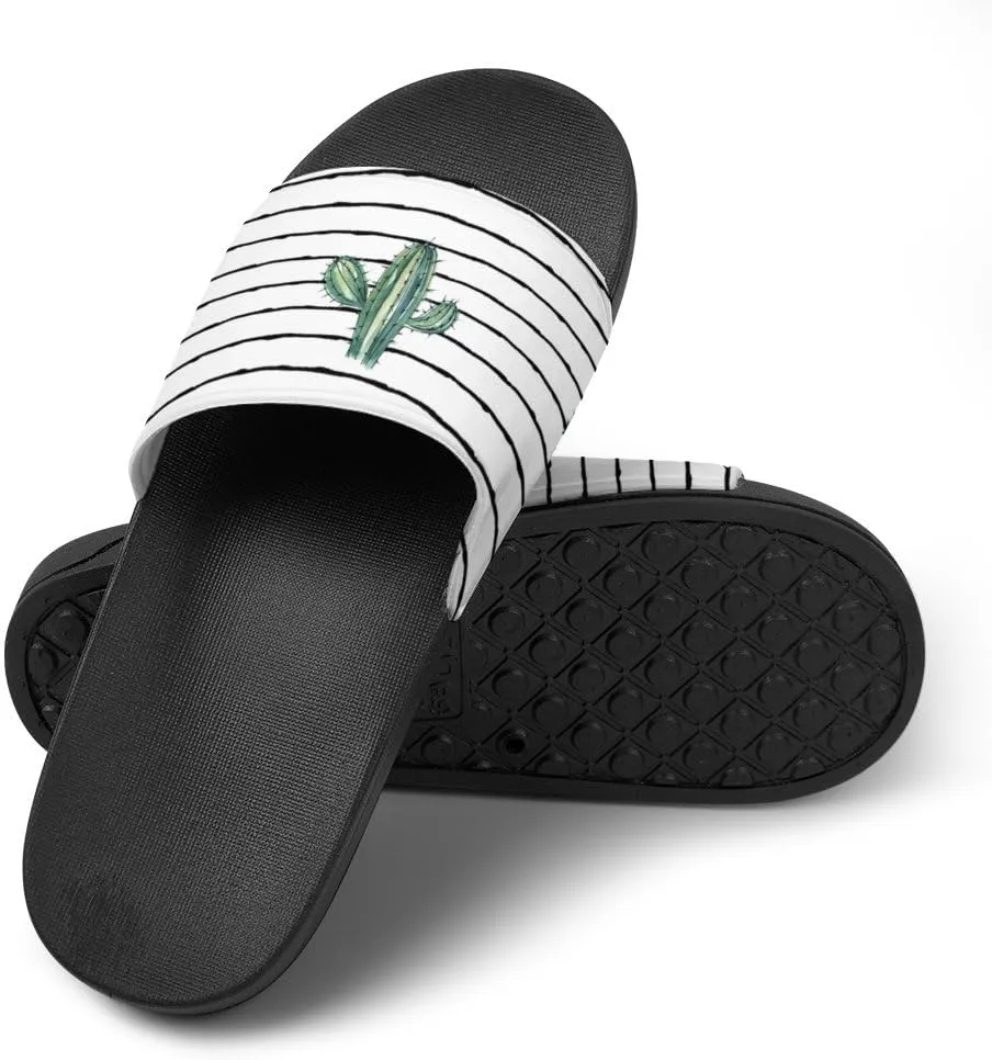 Unisex Slides for Women Men, Comfortable Slippers Slides, Non-slip Shower Shoes House Fashion Thick for Indoor & Outdoor（24022106）