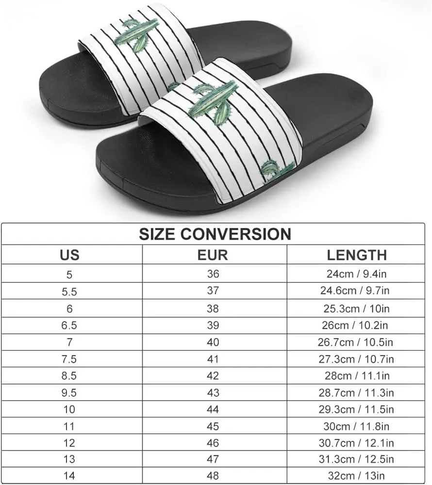 Unisex Slides for Women Men, Comfortable Slippers Slides, Non-slip Shower Shoes House Fashion Thick for Indoor & Outdoor（24022106）
