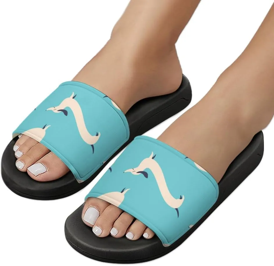Unisex Slides for Women Men, Comfortable Slippers Slides, Non-slip Shower Shoes House Fashion Thick for Indoor & Outdoor（24022106）