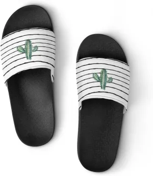 Unisex Slides for Women Men, Comfortable Slippers Slides, Non-slip Shower Shoes House Fashion Thick for Indoor & Outdoor（24022106）