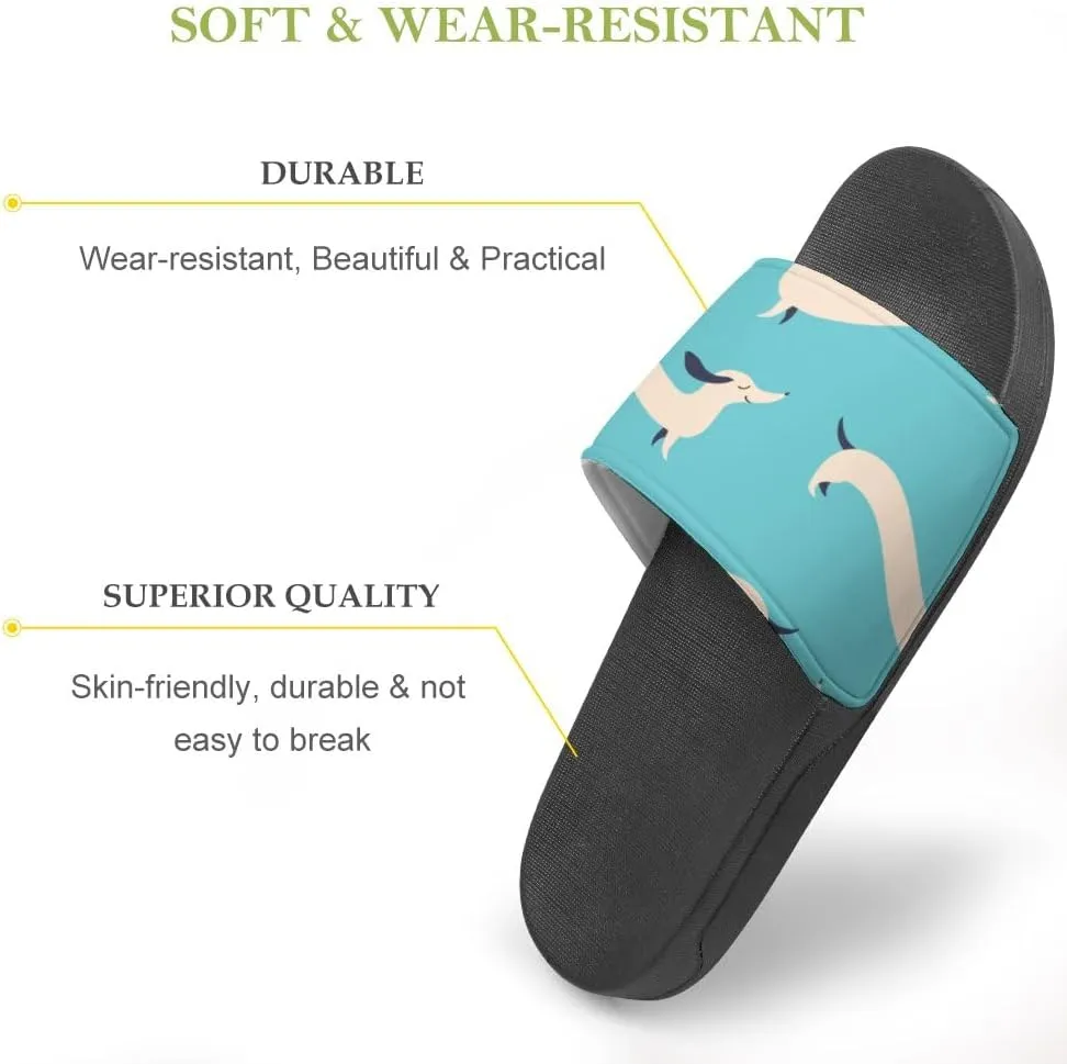 Unisex Slides for Women Men, Comfortable Slippers Slides, Non-slip Shower Shoes House Fashion Thick for Indoor & Outdoor（24022106）