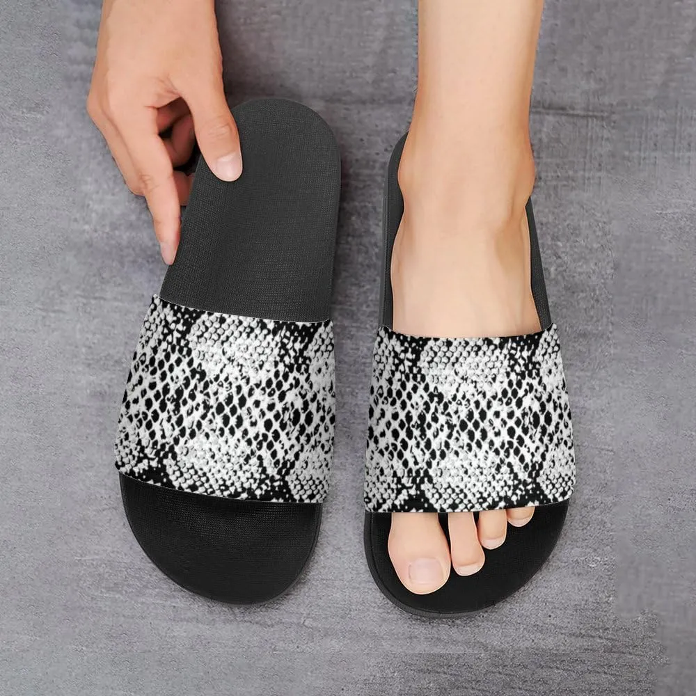 Unisex Slides for Women Men, Comfortable Slippers Slides, Non-slip Shower Shoes House Fashion Thick for Indoor & Outdoor（24022106）