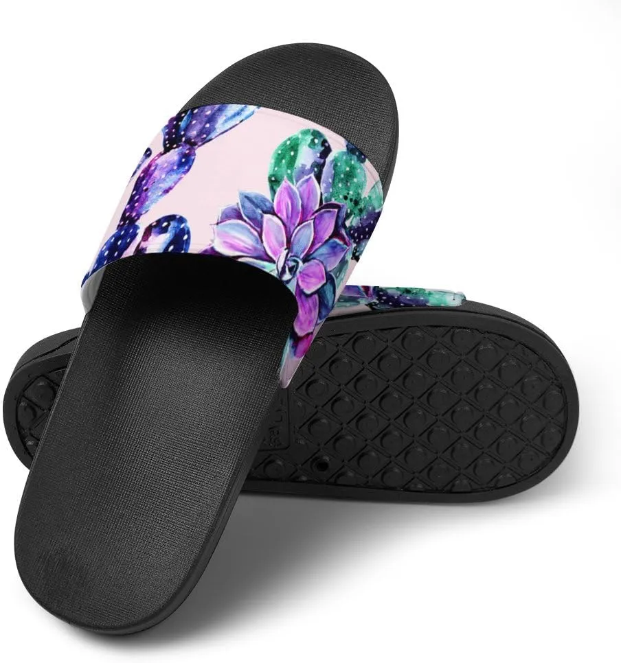 Unisex Slides for Women Men, Comfortable Slippers Slides, Non-slip Shower Shoes House Fashion Thick for Indoor & Outdoor（24031904）