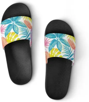 Unisex Slides for Women Men, Comfortable Slippers Slides, Non-slip Shower Shoes House Fashion Thick for Indoor & Outdoor（24031904）