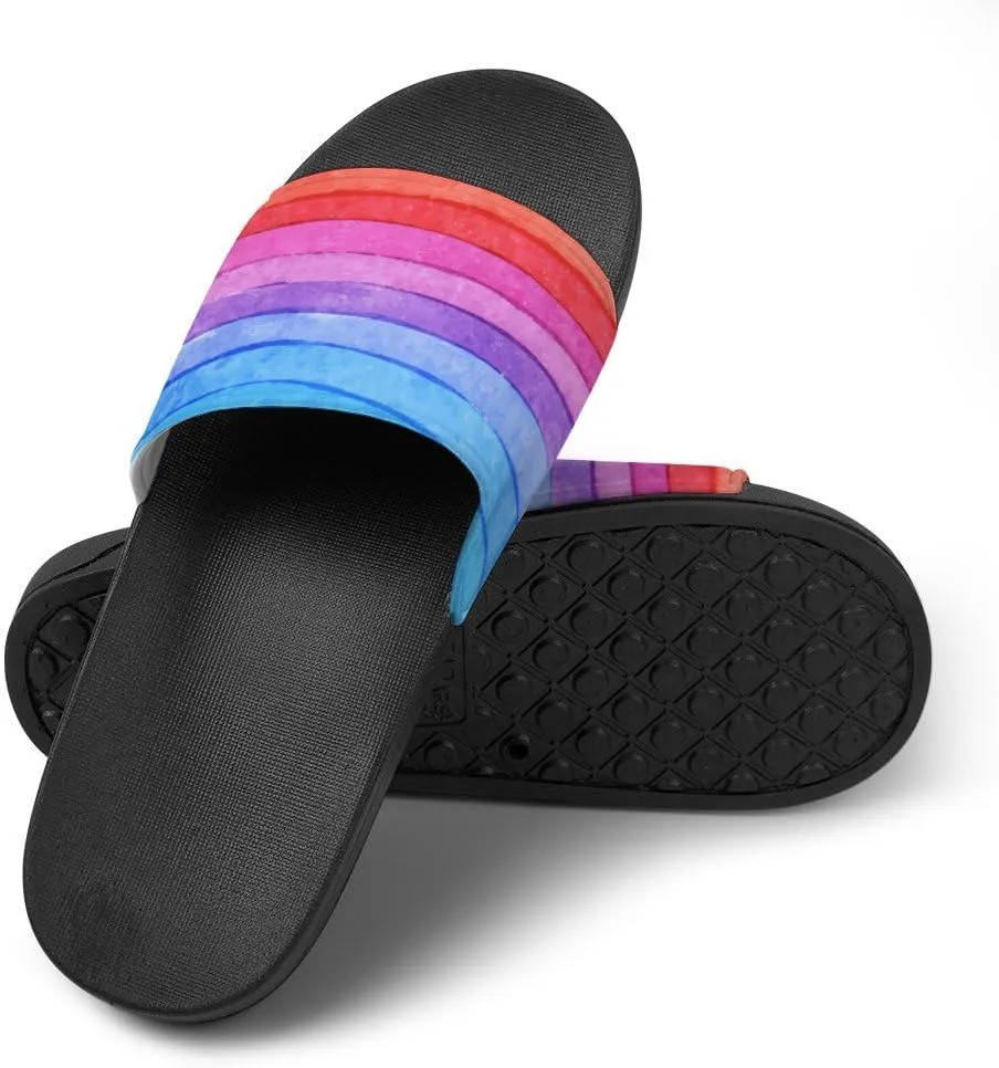 Unisex Slides for Women Men, Comfortable Slippers Slides, Non-slip Shower Shoes House Fashion Thick for Indoor & Outdoor（24040902）