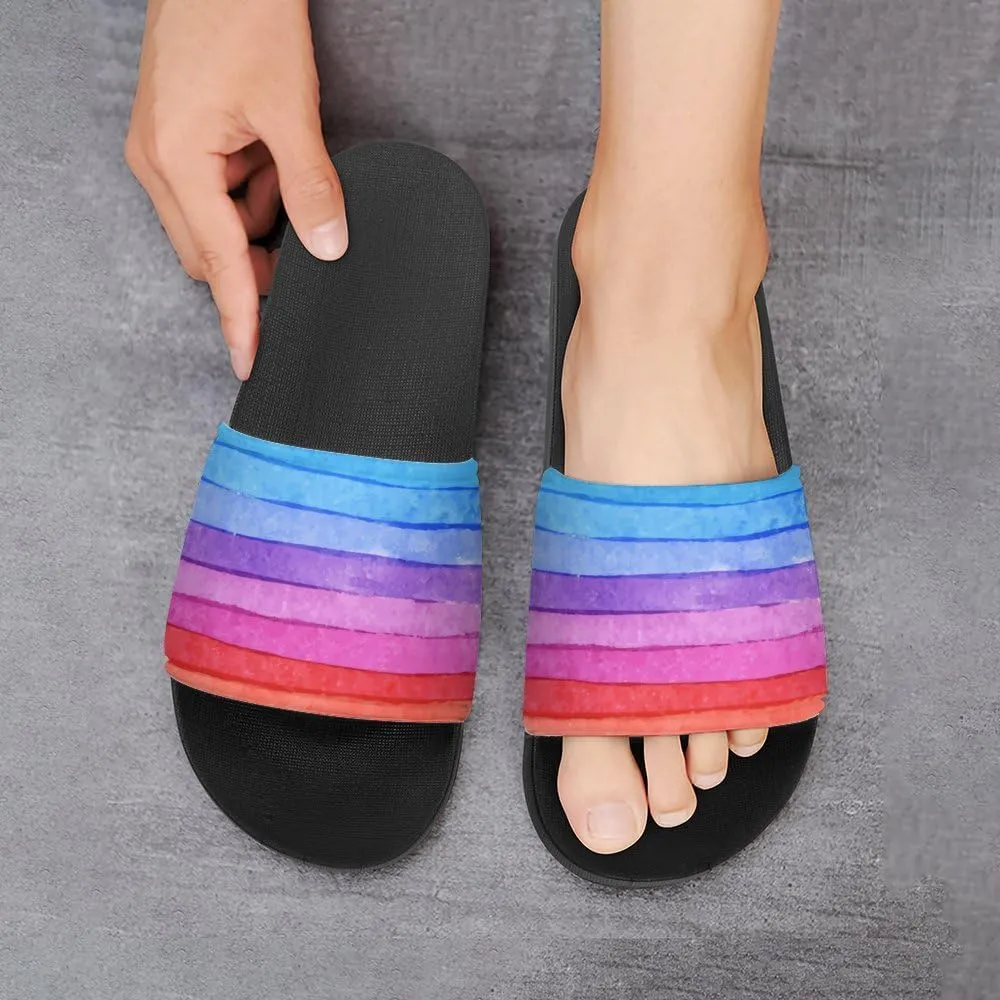 Unisex Slides for Women Men, Comfortable Slippers Slides, Non-slip Shower Shoes House Fashion Thick for Indoor & Outdoor（24040902）