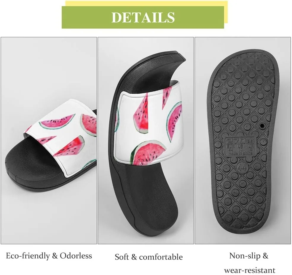 Unisex Slides for Women Men, Comfortable Slippers Slides, Non-slip Shower Shoes House Fashion Thick for Indoor & Outdoor（24040902）