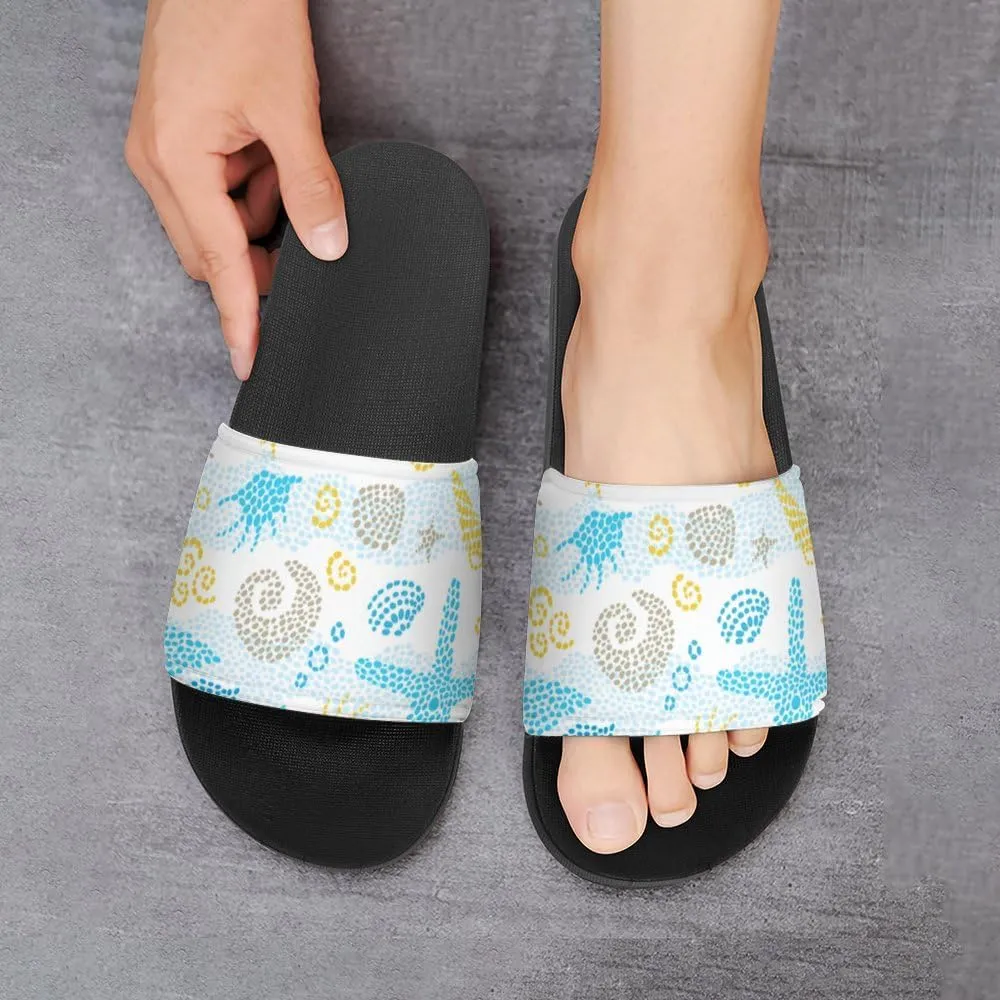 Unisex Slides for Women Men, Comfortable Slippers Slides, Non-slip Shower Shoes House Fashion Thick for Indoor & Outdoor（24040902）