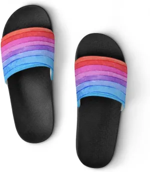 Unisex Slides for Women Men, Comfortable Slippers Slides, Non-slip Shower Shoes House Fashion Thick for Indoor & Outdoor（24040902）