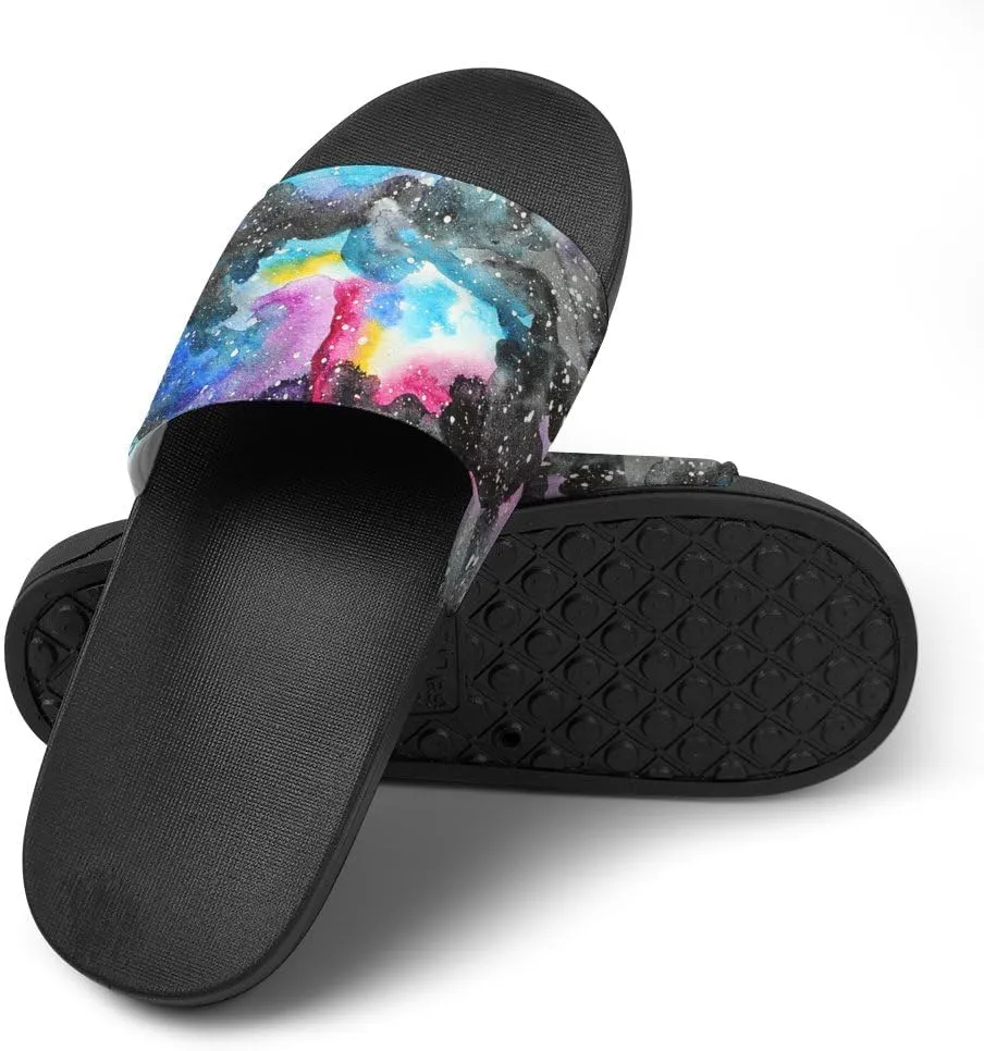 Unisex Slides for Women Men, Comfortable Slippers Slides, Non-slip Shower Shoes House Fashion Thick for Indoor & Outdoor（24042201）