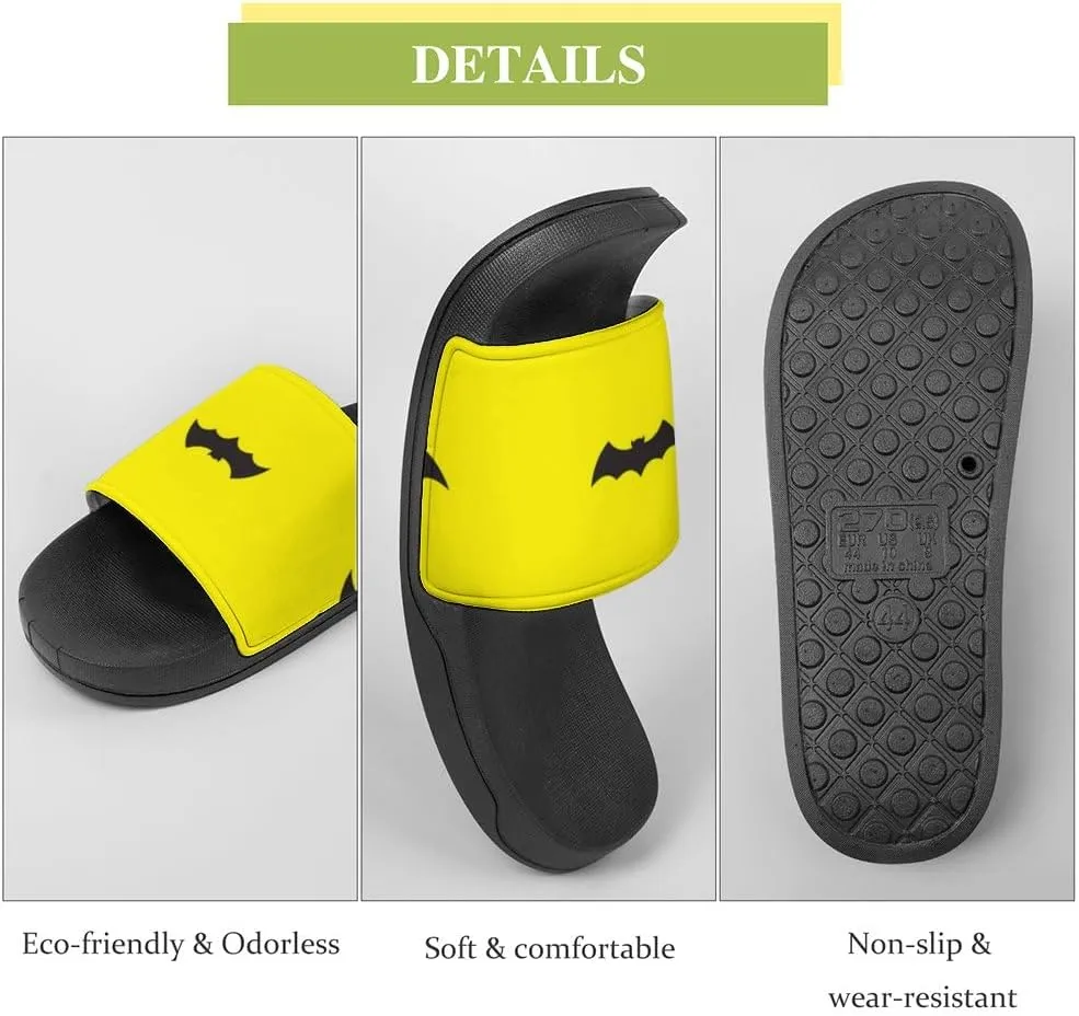 Unisex Slides for Women Men, Comfortable Slippers Slides, Non-slip Shower Shoes House Fashion Thick for Indoor & Outdoor（24042201）