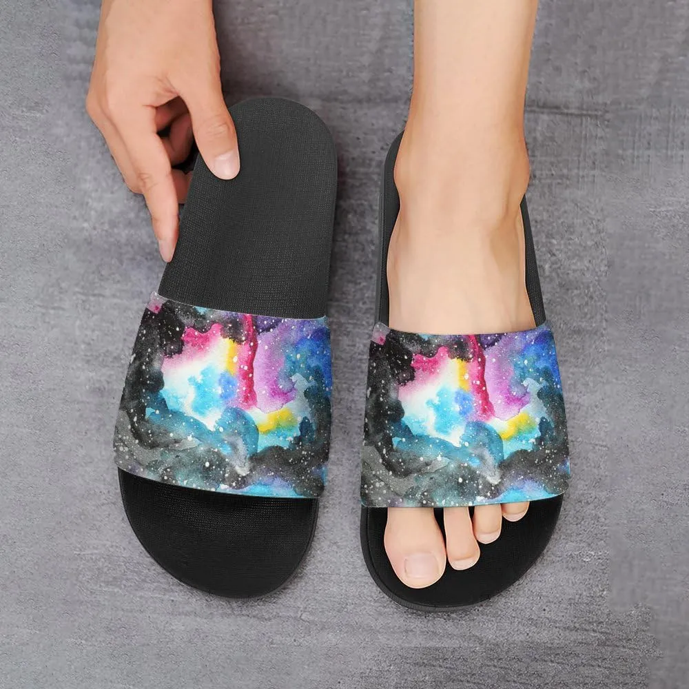 Unisex Slides for Women Men, Comfortable Slippers Slides, Non-slip Shower Shoes House Fashion Thick for Indoor & Outdoor（24042201）