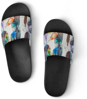 Unisex Slides for Women Men, Comfortable Slippers Slides, Non-slip Shower Shoes House Fashion Thick for Indoor & Outdoor（24042201）