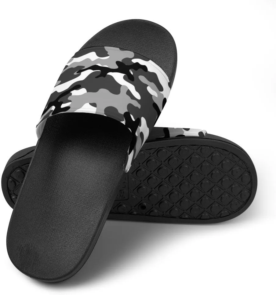 Unisex Slides for Women Men, Comfortable Slippers Slides, Non-slip Shower Shoes House Fashion Thick for Indoor & Outdoor（24042202）