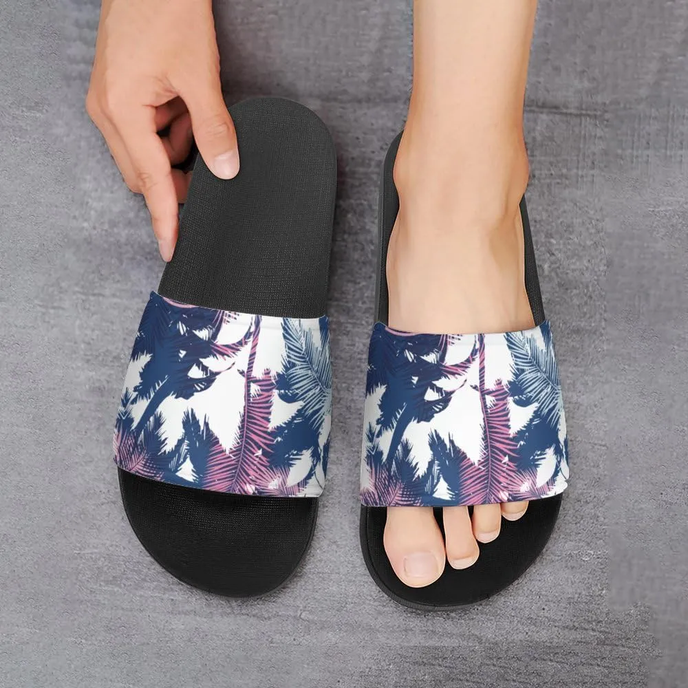 Unisex Slides for Women Men, Comfortable Slippers Slides, Non-slip Shower Shoes House Fashion Thick for Indoor & Outdoor（24042202）