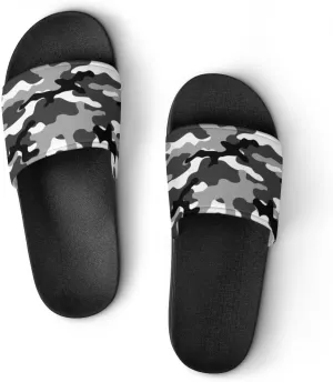 Unisex Slides for Women Men, Comfortable Slippers Slides, Non-slip Shower Shoes House Fashion Thick for Indoor & Outdoor（24042202）