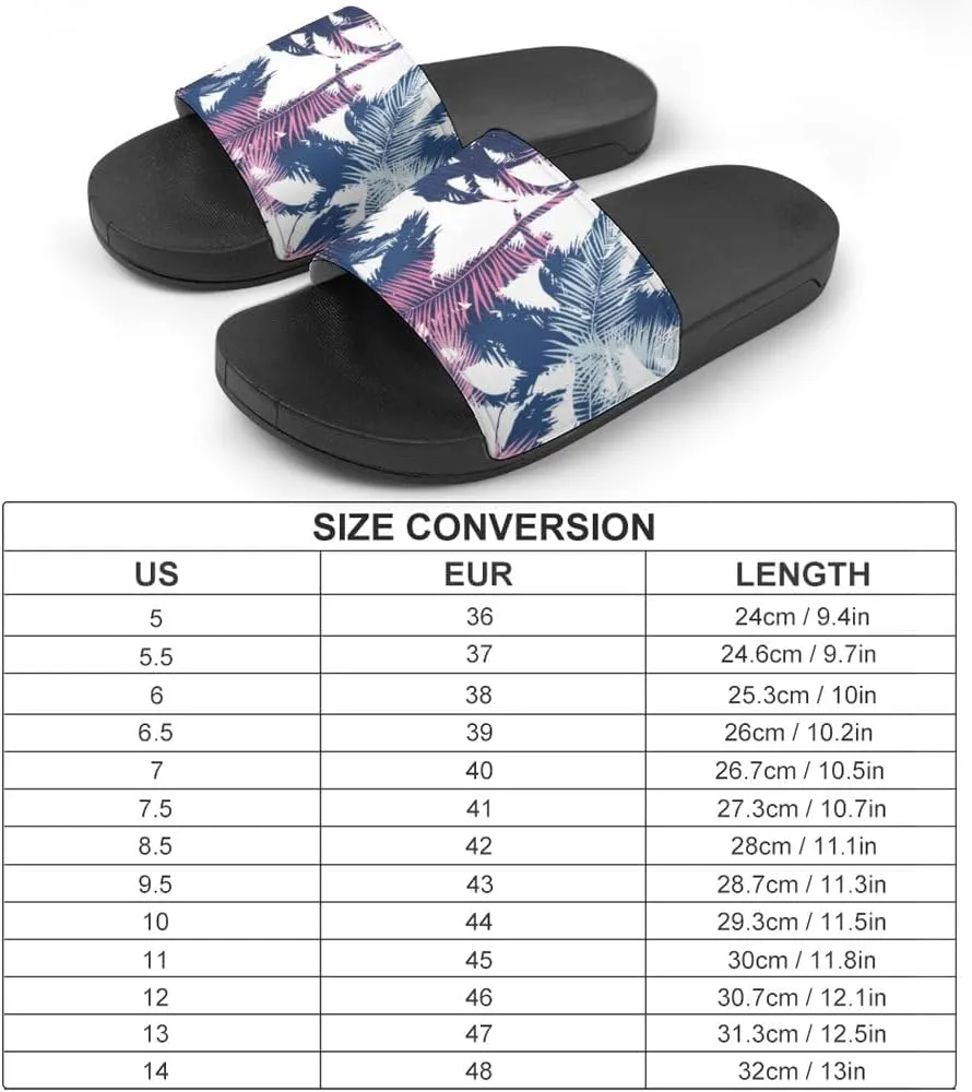 Unisex Slides for Women Men, Comfortable Slippers Slides, Non-slip Shower Shoes House Fashion Thick for Indoor & Outdoor（24042202）