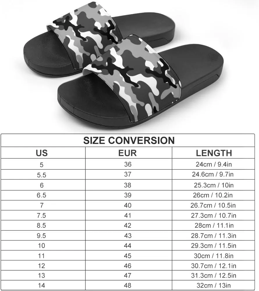 Unisex Slides for Women Men, Comfortable Slippers Slides, Non-slip Shower Shoes House Fashion Thick for Indoor & Outdoor（24042202）
