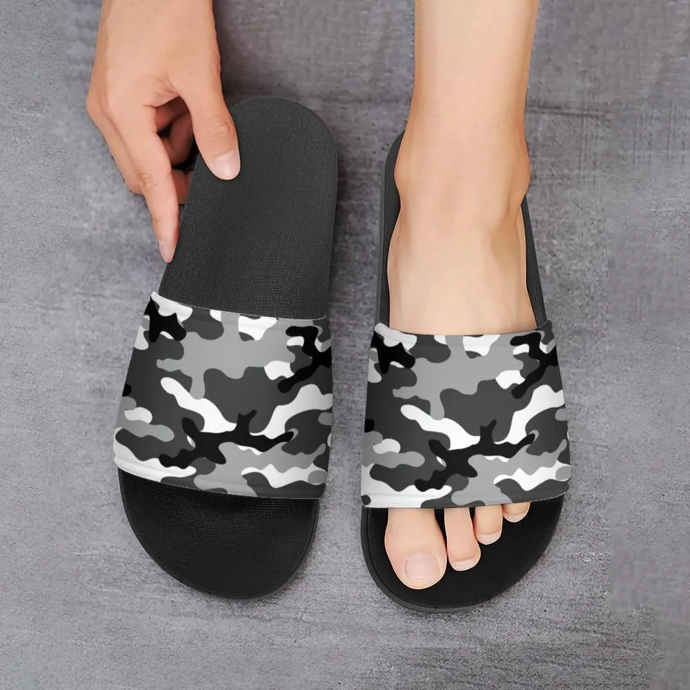 Unisex Slides for Women Men, Comfortable Slippers Slides, Non-slip Shower Shoes House Fashion Thick for Indoor & Outdoor（24042202）