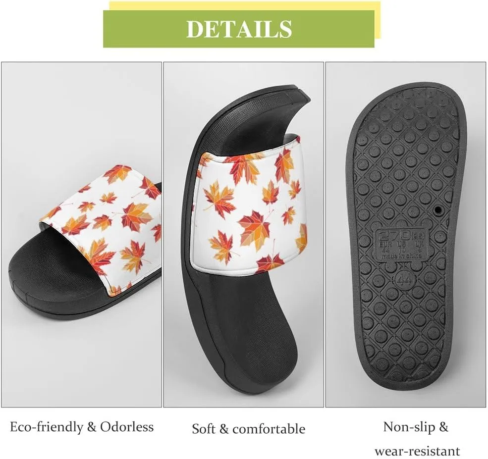 Unisex Slides for Women Men, Comfortable Slippers Slides, Non-slip Shower Shoes House Fashion Thick for Indoor & Outdoor（24042204）