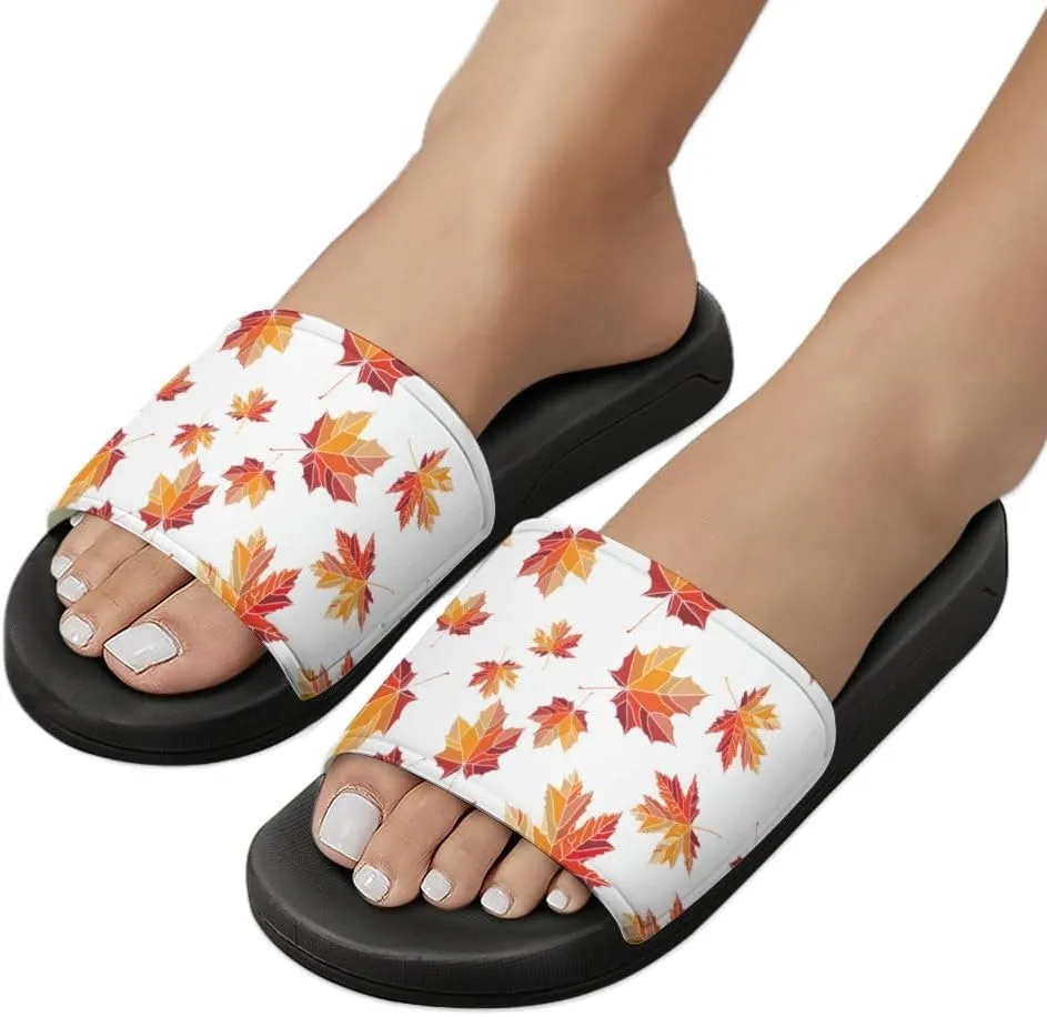 Unisex Slides for Women Men, Comfortable Slippers Slides, Non-slip Shower Shoes House Fashion Thick for Indoor & Outdoor（24042204）