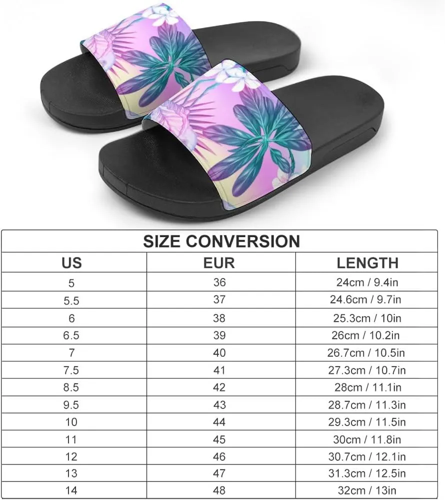 Unisex Slides for Women Men, Comfortable Slippers Slides, Non-slip Shower Shoes House Fashion Thick for Indoor & Outdoor（24042204）