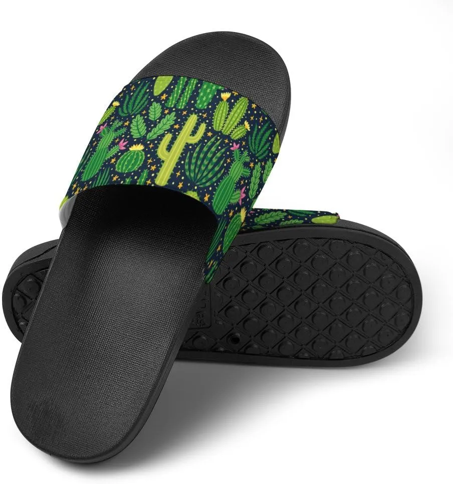 Unisex Slides for Women Men, Comfortable Slippers Slides, Non-slip Shower Shoes House Fashion Thick for Indoor & Outdoor（24061803）