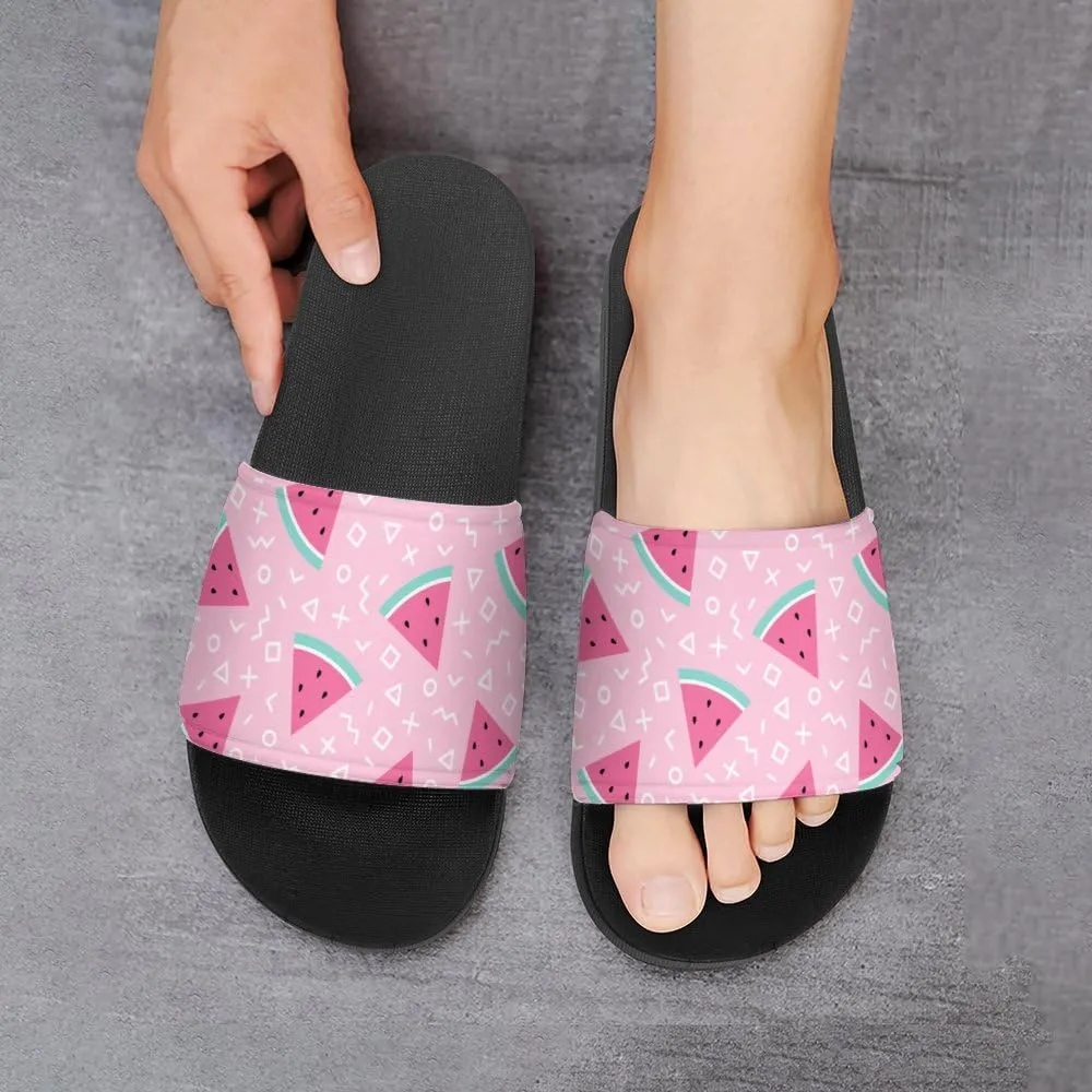 Unisex Slides for Women Men, Comfortable Slippers Slides, Non-slip Shower Shoes House Fashion Thick for Indoor & Outdoor（24061803）