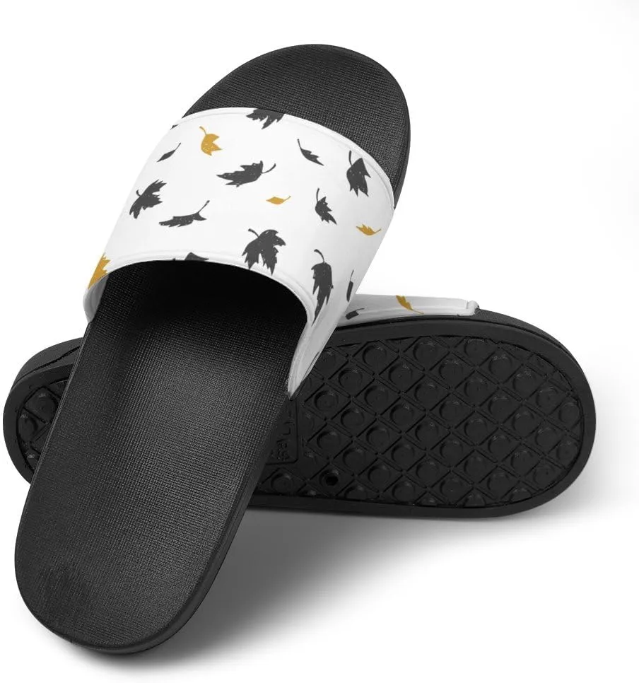 Unisex Slides for Women Men, Comfortable Slippers Slides, Non-slip Shower Shoes House Fashion Thick for Indoor & Outdoor（24061803）